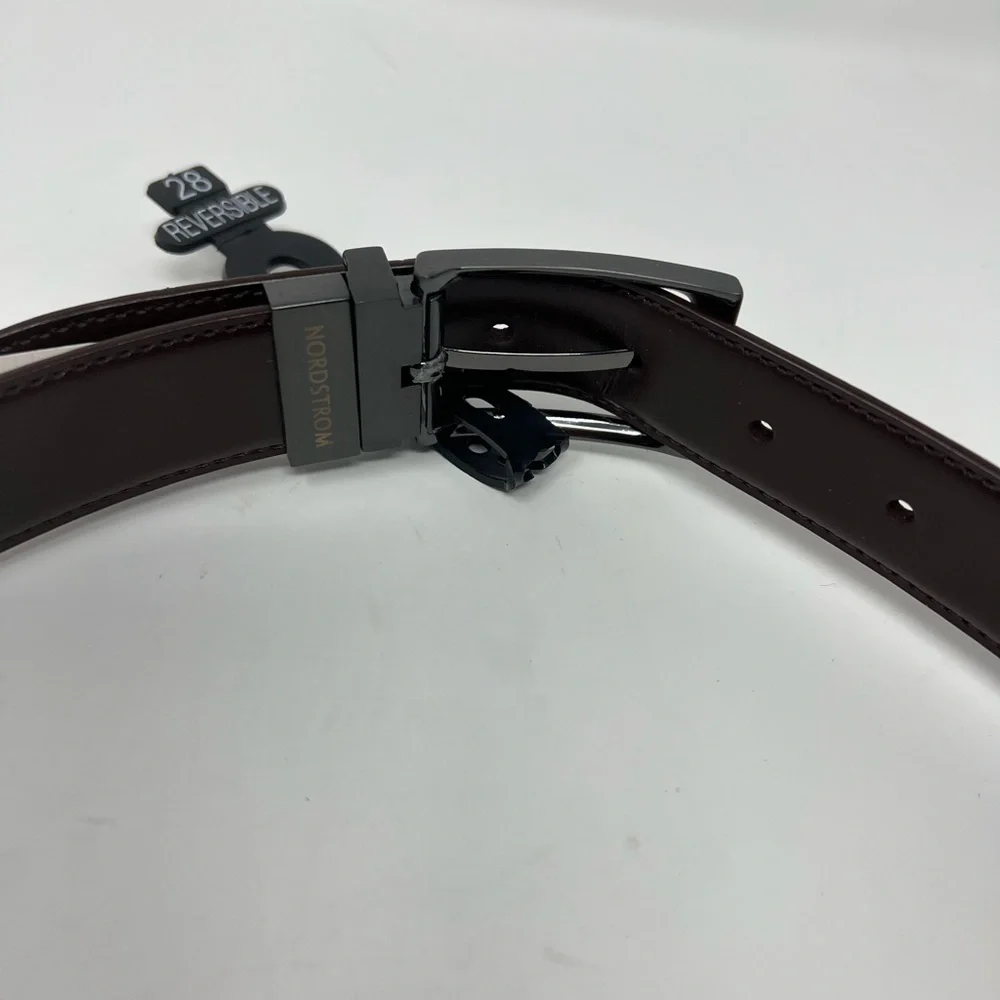 Nordstrom Kids Tan and Brown Reversible Belt NWT | Size 28